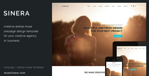 ThemeForest Sinera One Page Muse Template 8465746 ThemeForest Sinera One Page Muse Template 8465746