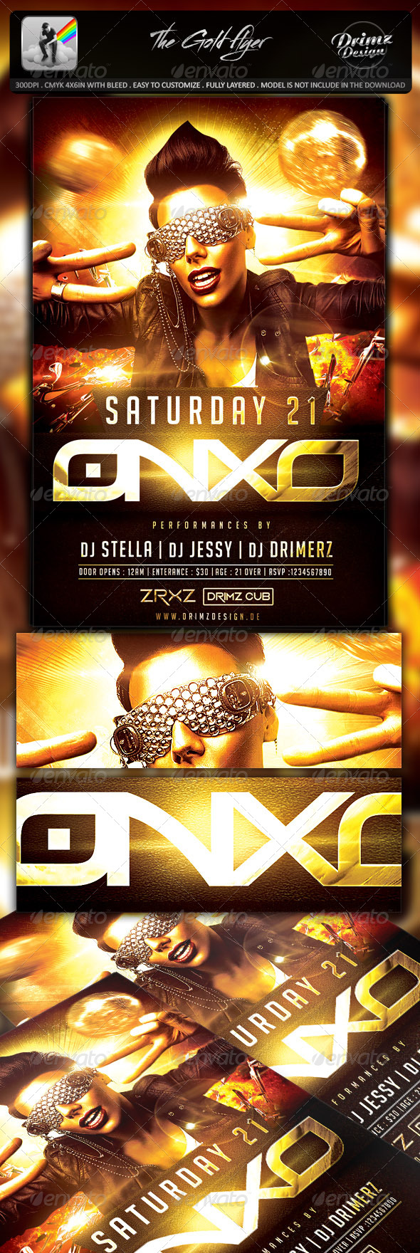 GraphicRiver The Gold Flyer 8466161 GraphicRiver The Gold Flyer 8466161