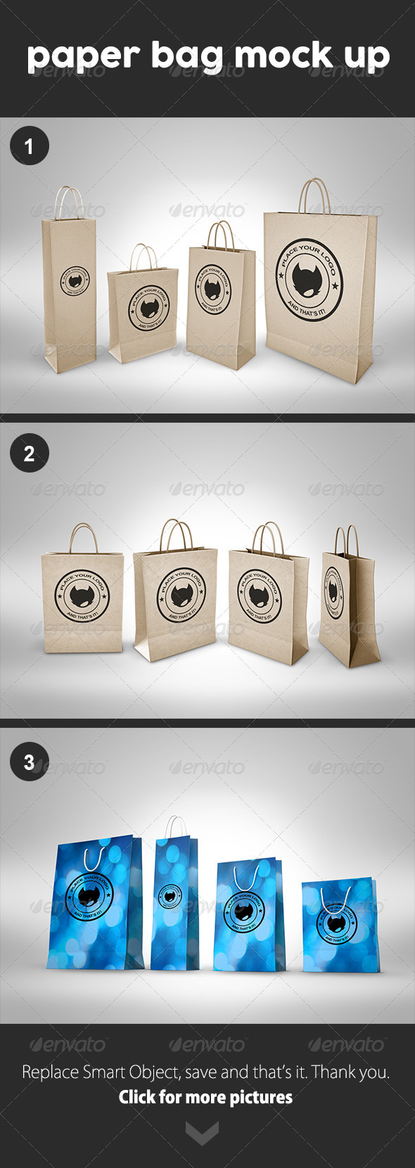 GraphicRiver Paper Bag Mock Up 8466305 GraphicRiver Paper Bag Mock Up 8466305