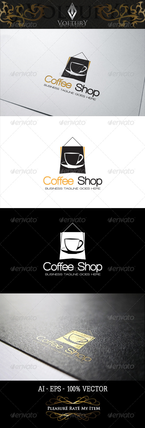 GraphicRiver Coffee Shop Logo 8466908 GraphicRiver Coffee Shop Logo 8466908