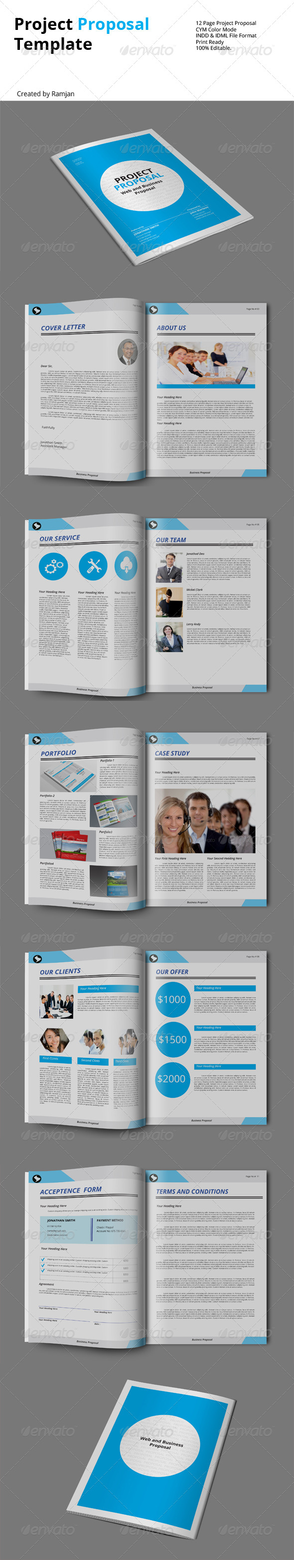 GraphicRiver Project Proposal Template 8466948 GraphicRiver Project Proposal Template 8466948