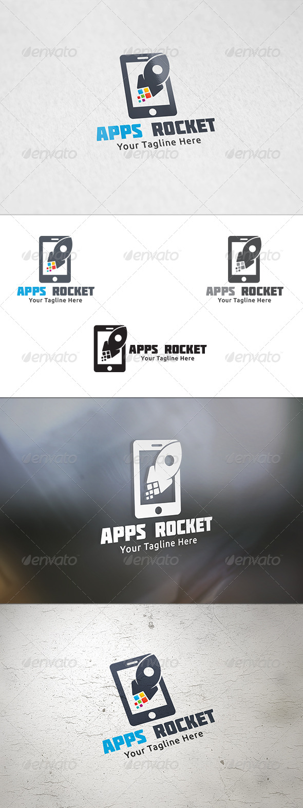 GraphicRiver Apps Rocket Logo Template 8467585 GraphicRiver Apps Rocket Logo Template 8467585