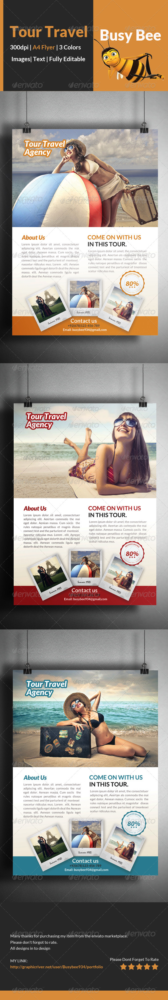 GraphicRiver Tour & Travel Flyer Template 8467935 GraphicRiver Tour & Travel Flyer Template 8467935