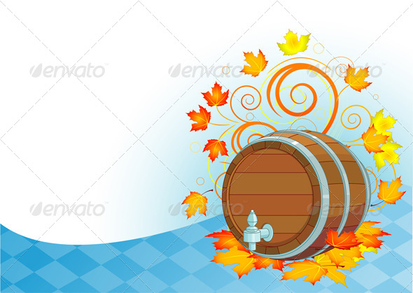 GraphicRiver Oktoberfest Beer Keg 8468643 GraphicRiver Oktoberfest Beer Keg 8468643