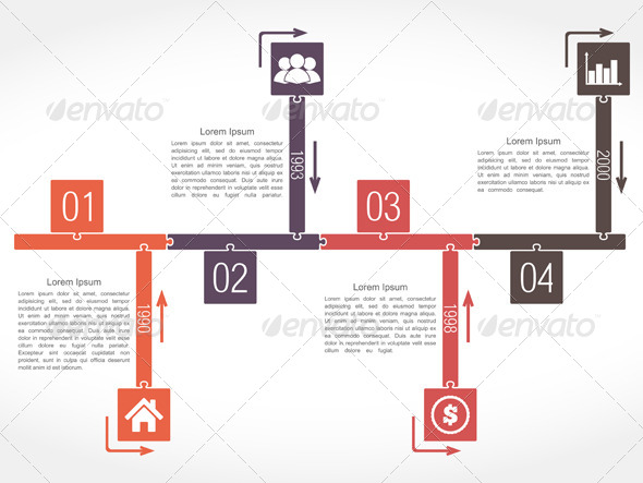 GraphicRiver Puzzle Timeline 8468832 GraphicRiver Puzzle Timeline 8468832