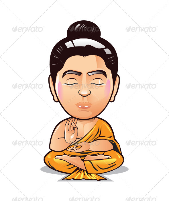 GraphicRiver Buddha Bobble Head 8467933 GraphicRiver Buddha Bobble Head 8467933