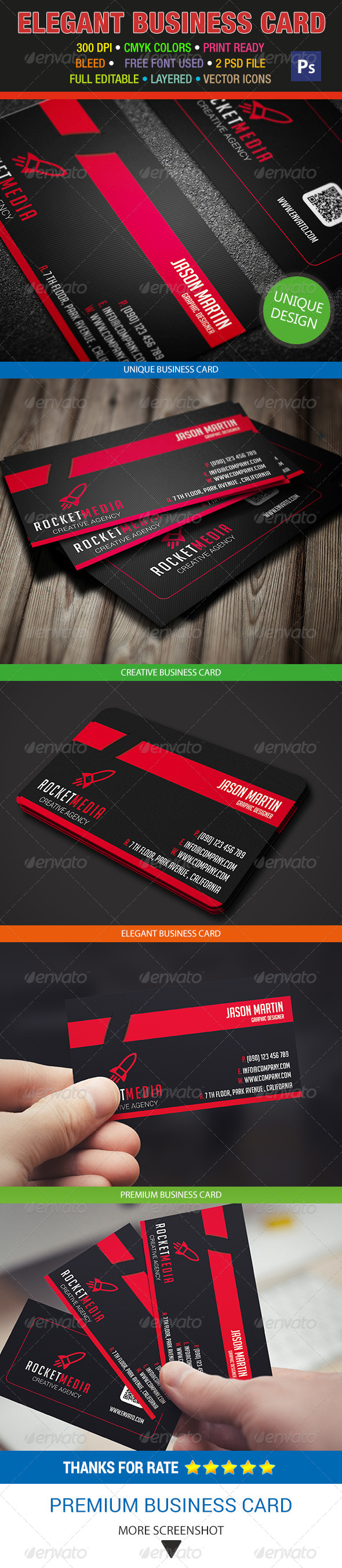 GraphicRiver Creative Business Card 291 8469475 GraphicRiver Creative Business Card 291 8469475