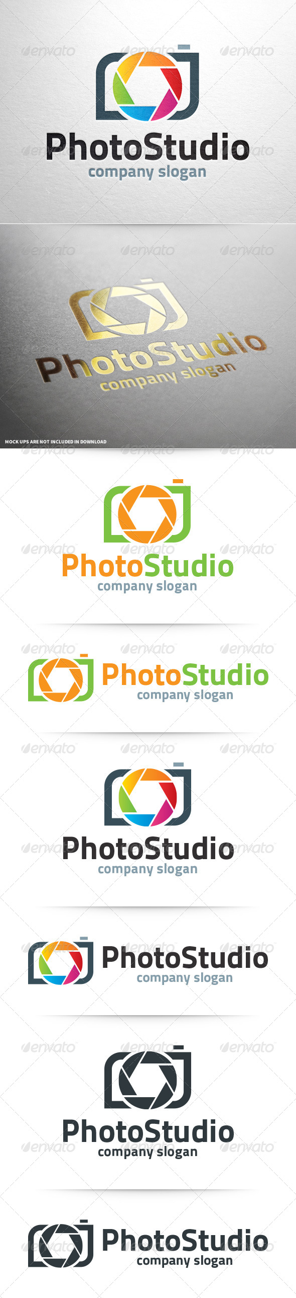 Photo Studio Logo Template Photo Studio Logo Template
