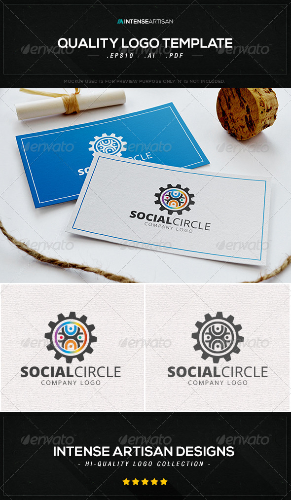 GraphicRiver Social Circle V.2 Logo Template 8469551 GraphicRiver Social Circle V.2 Logo Template 8469551