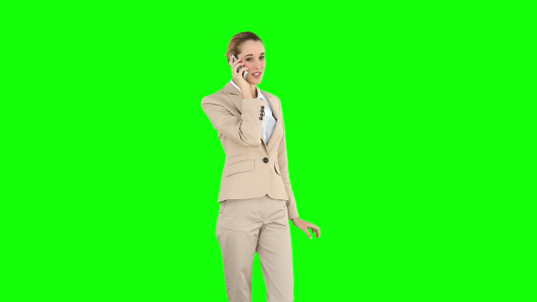 Businesswoman Talking On The Phone 1 Businesswoman Talking On The Phone 1