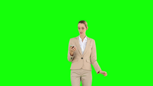 Businesswoman Answering The Phone 1 Businesswoman Answering The Phone 1
